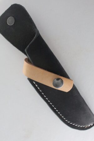 Leather sheath, Black / Tan