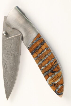 Mammoth Molar Damascus knife ##01.26.5863