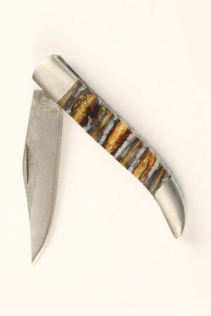 Mammoth Molar Damascus knife ##01.26.5868