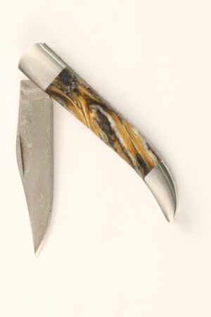 Mammoth Molar Damascus knife ##01.26.5872