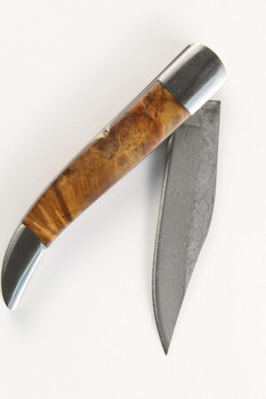 Mammoth Molar Damascus knife #08.25.5789
