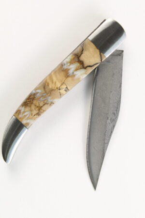 Mammoth Molar Damascus knife #08.25.5790