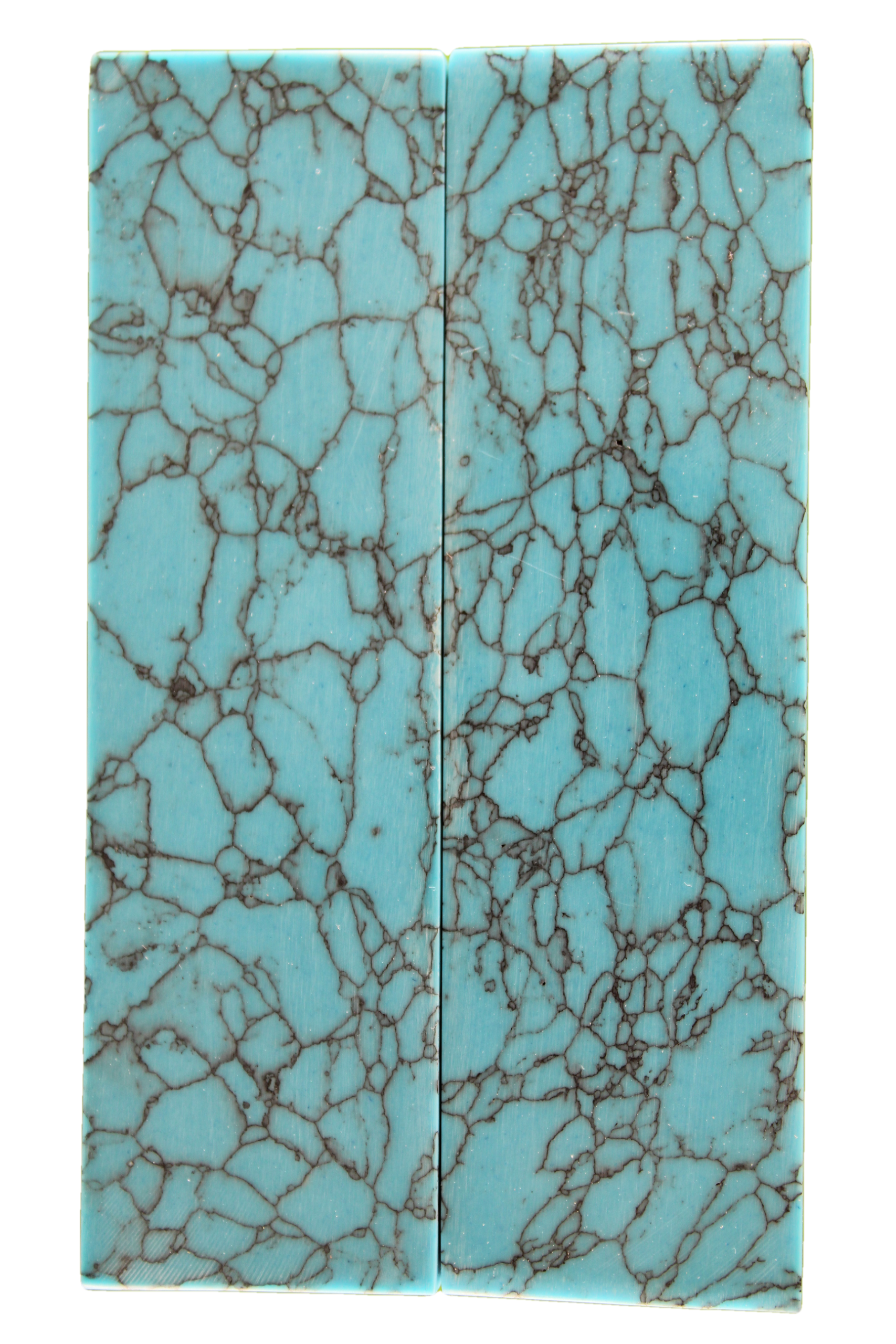 Reconstituted Stone Knife Scales - Turquoise (#10)