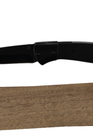 RAPTURE FOLDER BLACK COATED KNIFE KIT – 622B – WALNUT