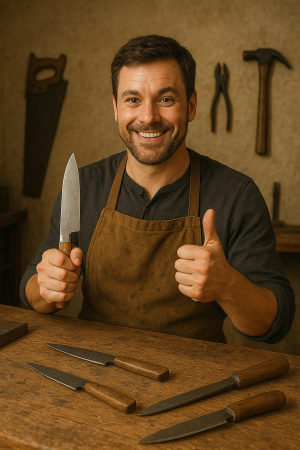 Hey, I'm a Pro at this knife making stuff!