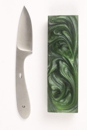 MINI CAPER KNIFE KIT - S105 - GREEN RESIN