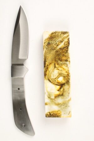 CHIEF YELLOWHORSE SKINNER SATIN – S110 KNIFE KIT - YELLOWMIX RESIN