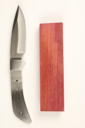 CHIEF YELLOWHORSE SKINNER SATIN – S110 KNIFE KIT - PURPLEHEART