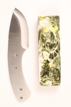 FATBOY SKINNER KNIFE KIT - S115 - GREENMIX RESIN