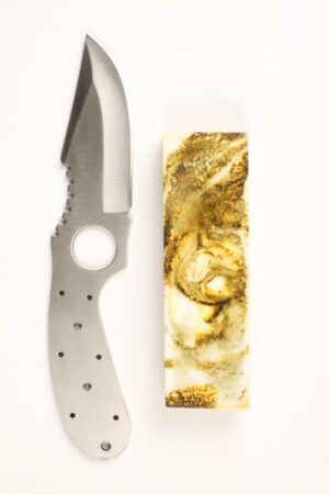YUKON SKINNER KNIFE MAKING KIT - S183 IR YELLOW MIX