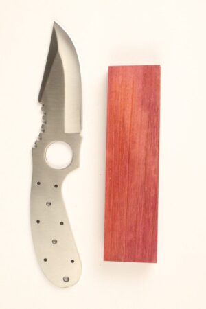 YUKON SKINNER KNIFE MAKING KIT - S183 PURPLEHEART