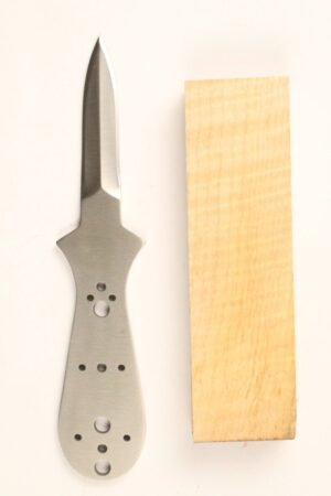 LOW COUNTRY OYSTER SCHUCKER S336 KNIFE KIT - TIGER MAPLE