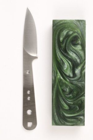 Stockman’s All Around Blade S357 - KNIFE KIT - GREEN RESIN