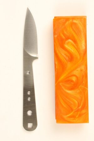 Stockman’s All Around Blade S357 - KNIFE KIT - ORANGE RESIN