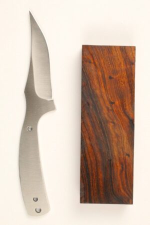 WOODSMAN SKINNER SATIN - S40 KNIFE KIT - IRONWOOD