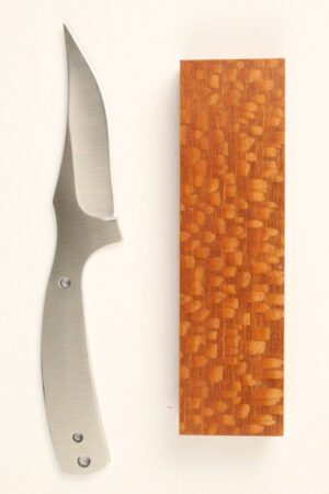 WOODSMAN SKINNER SATIN - S40 KNIFE KIT - LEOPARD