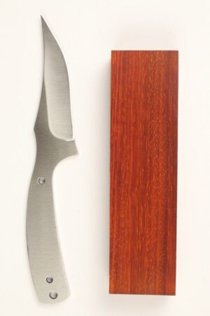 WOODSMAN SKINNER SATIN - S40 KNIFE KIT - PADAUK