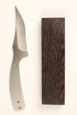 WOODSMAN SKINNER SATIN - S40 KNIFE KIT - WENGE