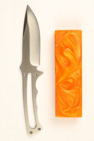 LONE SURVIVOR – SATIN – S450 KNIFE KIT - IR ORANGE