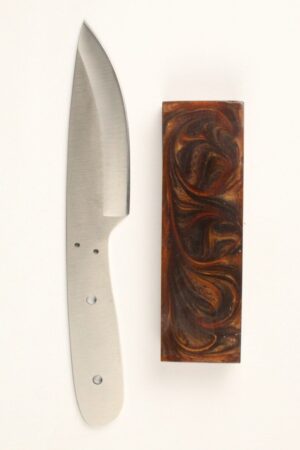 Fury Skinner Knife Kit - S509 - BROWN RESIN