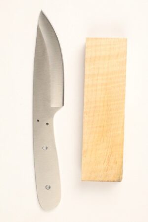 Fury Skinner Knife Kit - S509 - TIGER MAPLE