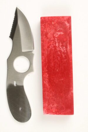 RAPTOR SKINNER KNIFE KIT- S7 - RED RESIN