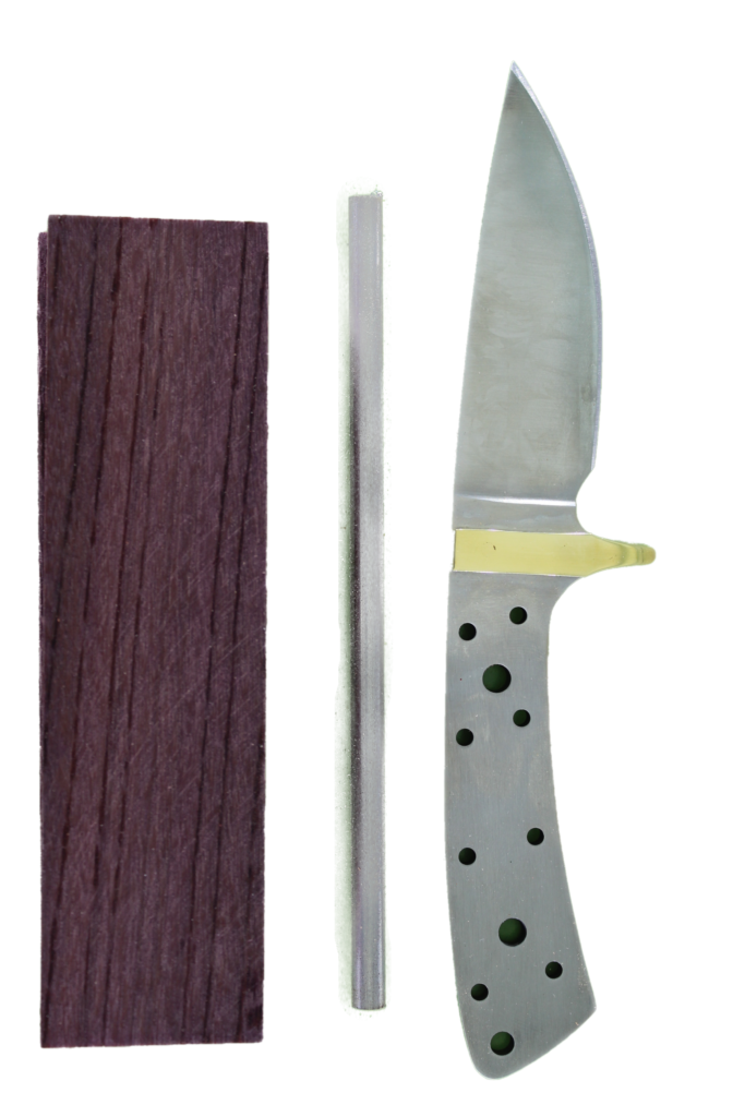MOHAVE SKINNER - S805 - KNIFE KIT - PURPLE HEART