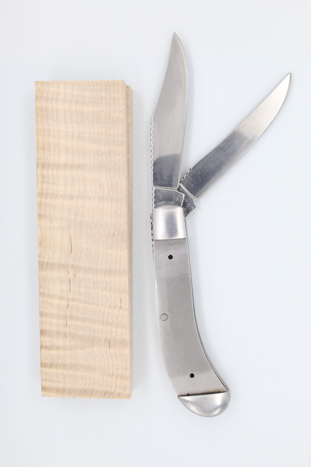 TRAPPER FOLDER – S83 KNIFE KIT - TIGER MAPLE