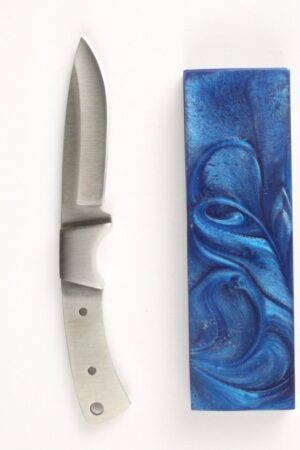 SON OF SARK SKINNER KNIFE KIT - S9B -IR BLUE RESIN
