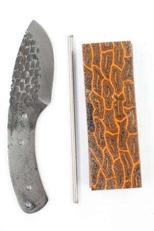Fat Boy Skinner - HAMMERED KNIFE KIT - SCF115 -ORANGE WAVE G10