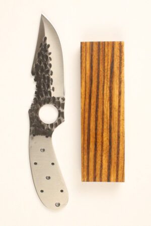 YUKON SKINNER HAMMERED KNIFE MAKING KIT - SCF183 ZEBRA