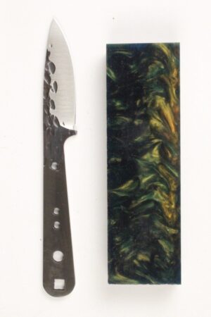 Stockman’s All Around Blade - HAMMERED - SCF357 - KNIFE KIT - CRAZY WAVES 1