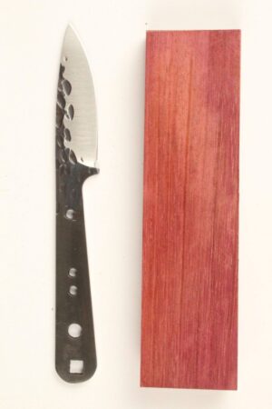 Stockman’s All Around Blade - HAMMERED - SCF357 - KNIFE KIT - PURPLEHEART