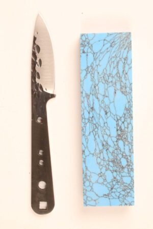 Stockman’s All Around Blade - HAMMERED - SCF357 - KNIFE KIT - TURQUOISE