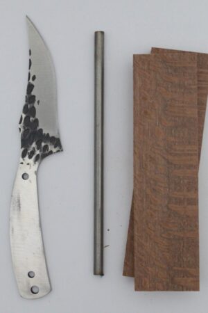 WOODSMAN SKINNER HAMMERED KNIFE KIT - SCF40 -LEOPARD