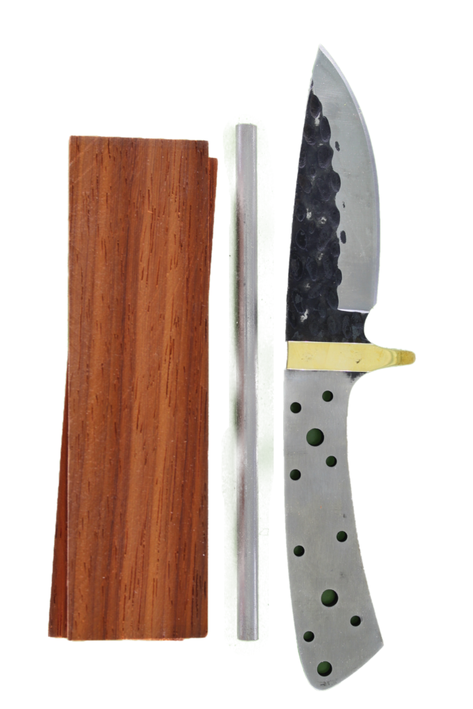MOHAVE SKINNER HAMMERED - SCF805 - KNIFE KIT - PADAUK