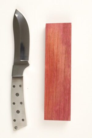 WYOMING SKINNER MIRRORED SM26 KNIFE KIT - PURPLEHEART