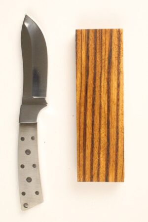 WYOMING SKINNER MIRRORED SM26 KNIFE KIT - ZEBRA