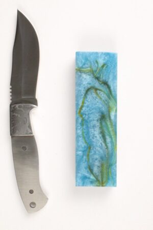 WILD BILL SKINNER KNIFE KIT SM39 -IR BLUE GREEN