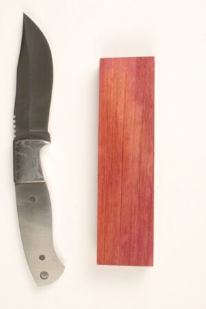 WILD BILL SKINNER KNIFE KIT SM39 -PURPLEHEART
