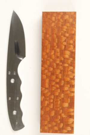 COYOTE SKINNER MIRRORED SM59 KNIFE MAKING KIT - LEOPARD