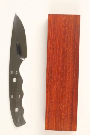 COYOTE SKINNER MIRRORED SM59 KNIFE MAKING KIT - PADAUK