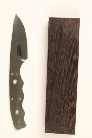 COYOTE SKINNER MIRRORED SM59 KNIFE MAKING KIT - WENGE