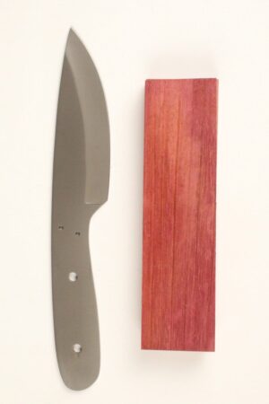 Titanium Coated Fury Skinner Knife Kit - ST509 - PURPLE HEART