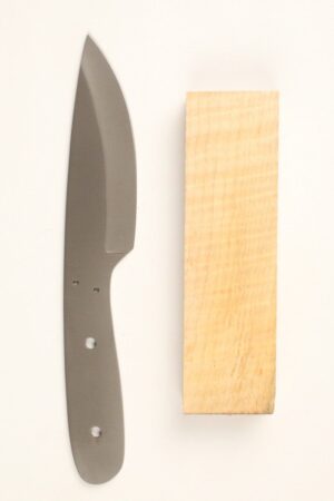 Titanium Coated Fury Skinner Knife Kit - ST509 - TIGER MAPLE