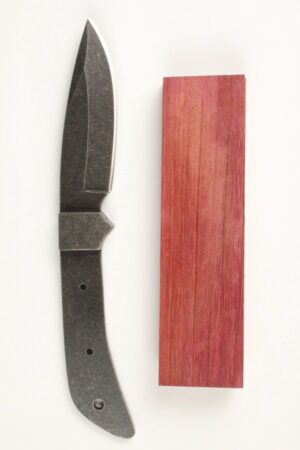 CHIEF YELLOWHORSE SKINNER STONEWASHED – SW110 KNIFE KIT - PURPLEHEART