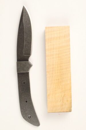 CHIEF YELLOWHORSE SKINNER STONEWASHED – SW110 KNIFE KIT - TIGER MAPLE