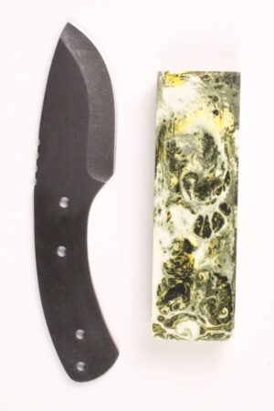 Fat Boy Skinner - Stonwashed KNIFE KIT - SW115 - GREENMIX RESIN1