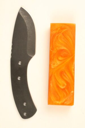 Fat Boy Skinner - Stonwashed KNIFE KIT - SW115 -IR ORANGE