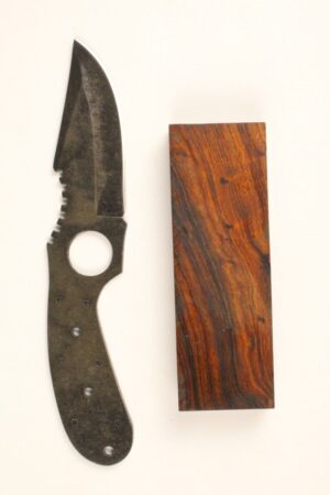 YUKON SKINNER STONEWASHED KNIFE MAKING KIT - SW183 IRONWOOD